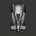Futuristic Armored Functional Vehicle With Robust Structure