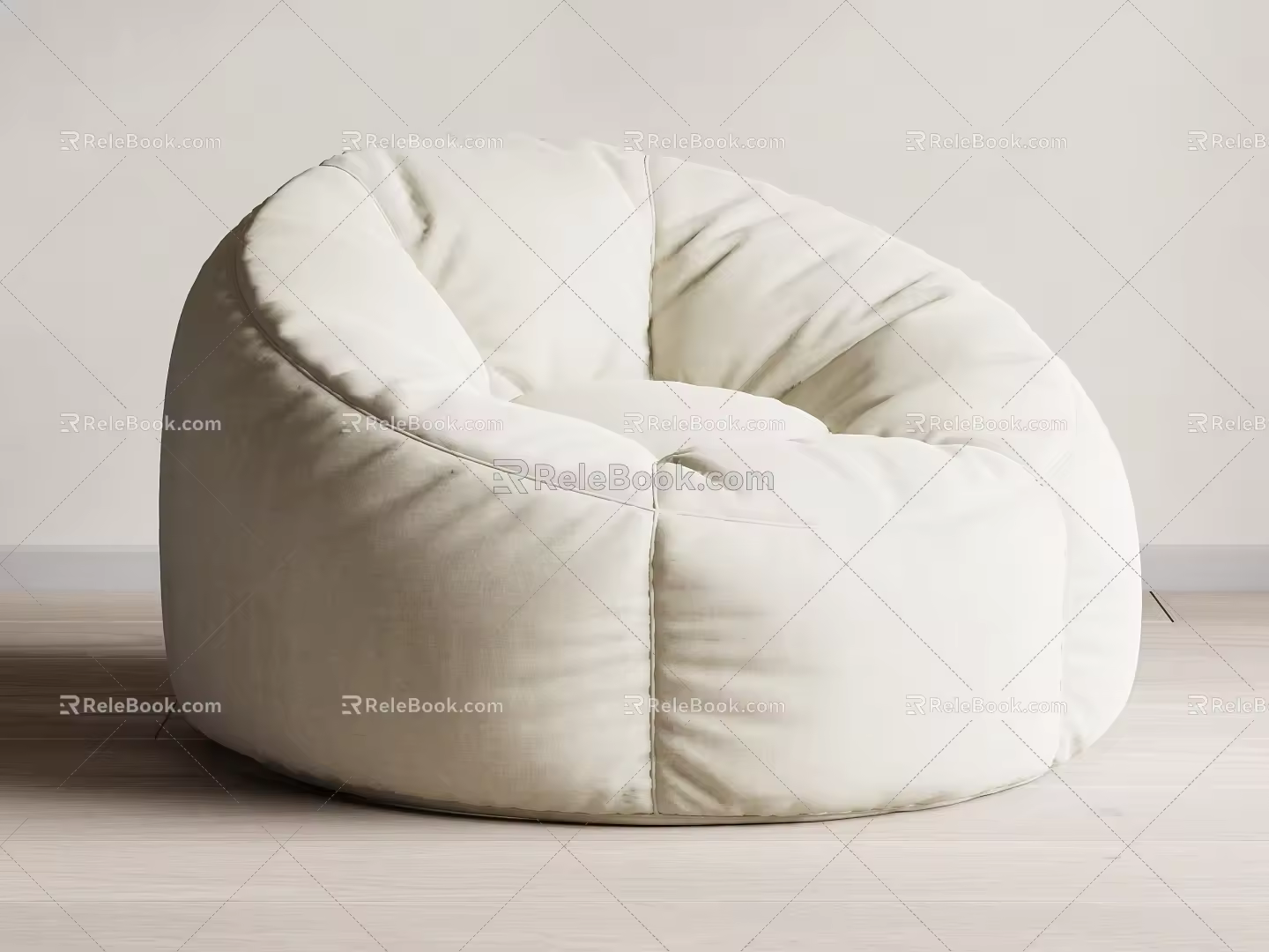Modern Single Sofa Lazy Sofa 3d model