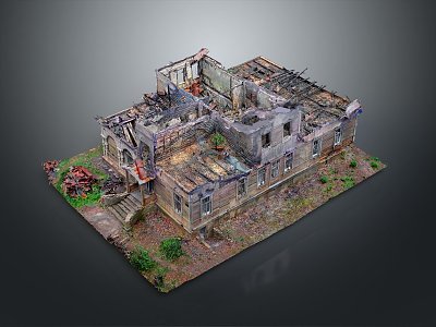 Monuments Sites Ruins Castle Fortress Ancient Castle Ancient Ruins Realistic 3d model