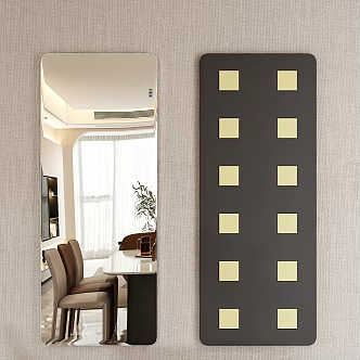 mirror full-length mirror 3d model