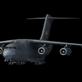 Transport 20 Transport Aircraft Transport 20 Tail Cabin Y20 Cabin Y20 Domestic Transport Aircraft Kunpeng Transport Aircraft Military Large Aircraft 3d model