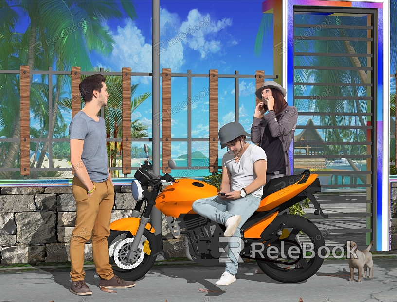 Motorcycle Juvenile Young Men and Women model