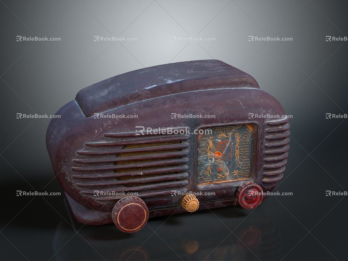 Radio Portable Radio Desk Radio Full Band Radio AC Radio 3d model