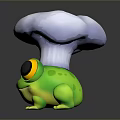 Frog Poison Frog Game Frog Reptile Cold Blooded Animal Reptile 3d model
