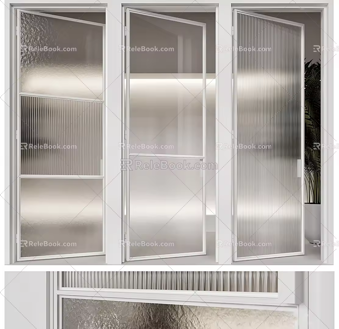 Single door SU model 3d model