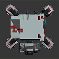 Modern Robot Lego Robot Toy 3d model