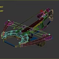 Advanced Modern Crossbow With Metal Frame Blue Grip And Tactical Scope