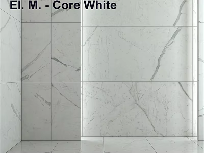 Core White Marble Tiles For Modern Interior Wall And Floor Design 3d model