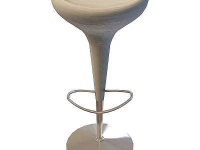 Modern Inflatable Stool Design With Metal Base And Comfortable Seating For Home Decor 3d model