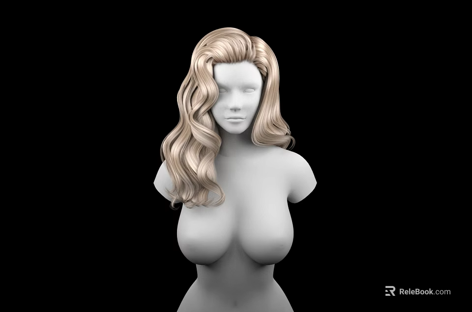 Stylish Leisure Chair With Comfortable Cushion And Modern Design Elements 3d model