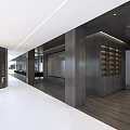 Modern Hospital Outpatient Clinic Waiting Area With Comfortable Seats And Large Windows