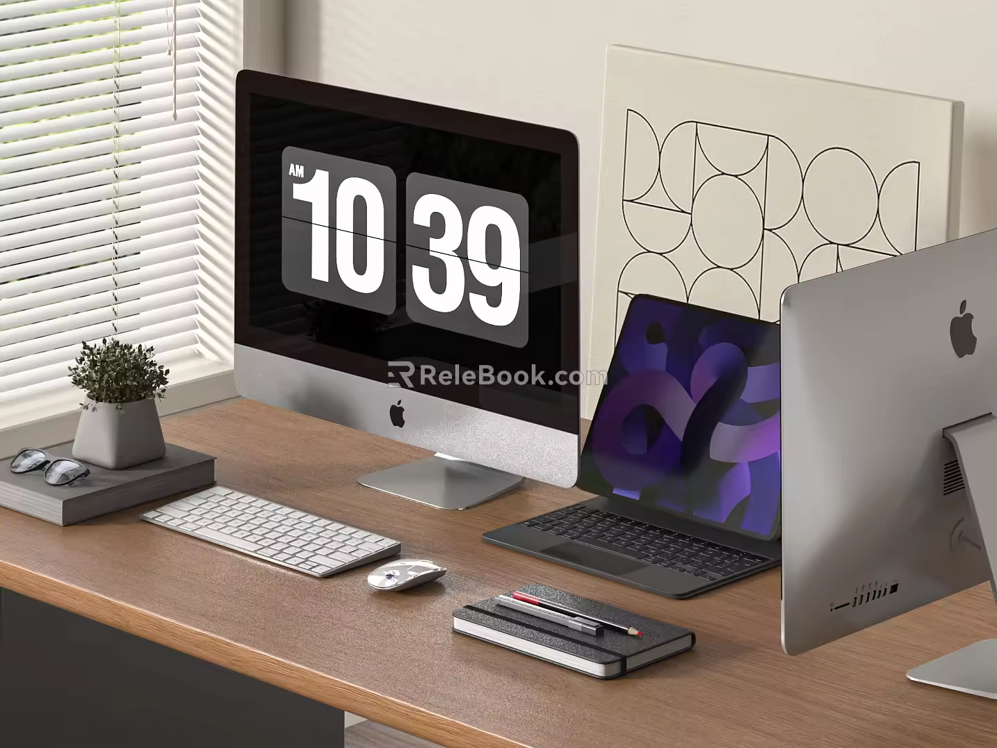 desktop computer all-in-one machine 3d model