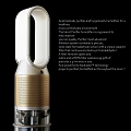 Smart Bladeless Fans With Modern Design Gold And Silver Finish Mesh Base And Circular Top