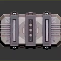 Industrial Style Equipment Cases With Metal Latches And Textured Pink Purple Surface
