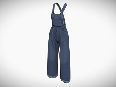 Denim Jumpsuit Jeans model