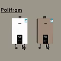 Poliform Haier Water Heaters in White and Beige with Digital