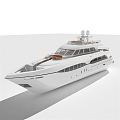 Modern Yacht Boat Yacht 3d model