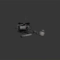 Modern Drone Military Drone Armed Drone Sci-Fi Drone High-Tech Drone 3d model