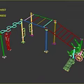 Inclusive Outdoor Fitness Equipment With Parallel Bars And Wheelchair Accessible Design For Public Use