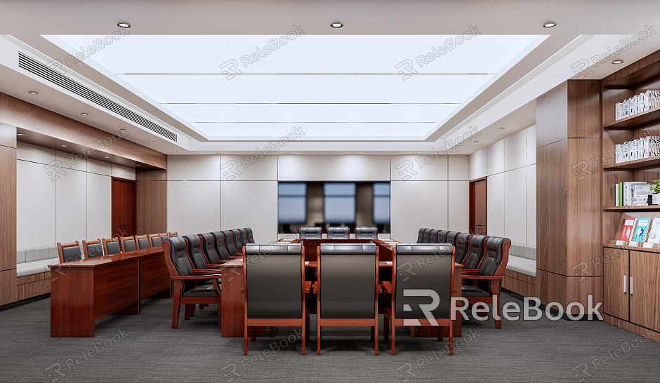 Modern Conference Room Large Conference Room model