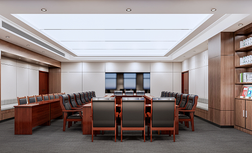 Modern Conference Room Large Conference Room 3d model