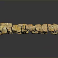 Rock Block Rock Block Rock Specimen Boulder Big Stone Block Rock Stratum Rock Stratum Rock Stratum Rock 3d model