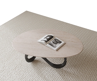 Modern coffee table 3d model