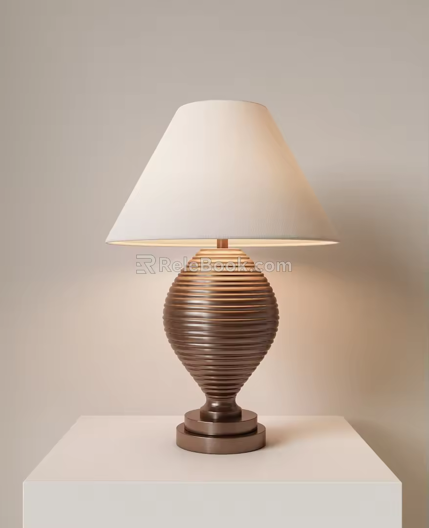 Modern Vintage Metal Table Lamp Bedside Table Lamp Living Room Table Lamp Study Room Table Lamp Light Luxury Table Lamp Decorative Table Lamp 3d model