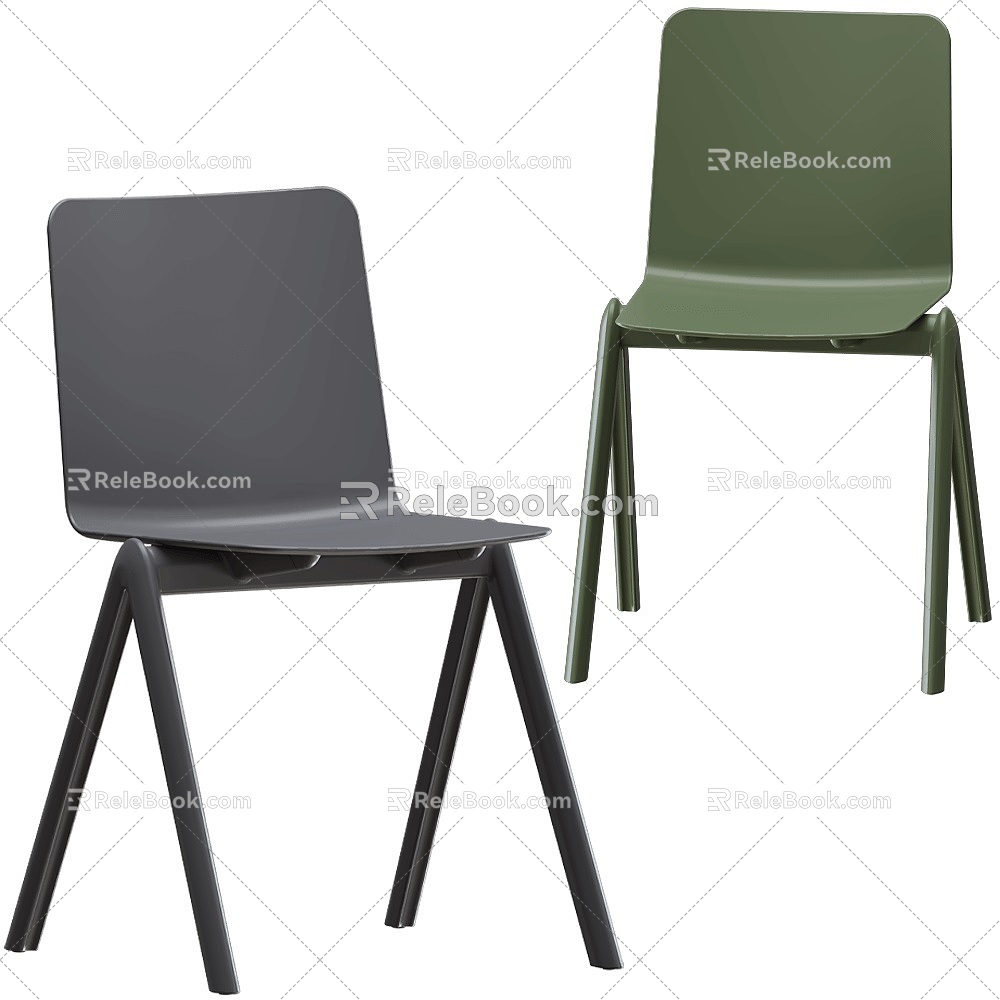 Modern single chair 3d model