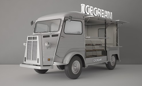 Modern Vans 3d model