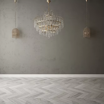 Nordic lamp combination 3d model
