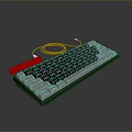 RGB Backlit Mechanical Keyboard With Mechanical Switches Ergonomic Keycaps And Braided Cable