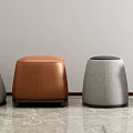Modern sofa stool pedal stool combination 3d model