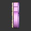 Colorful Number Shaped Decorative Ornament Set with Cartoon Patterns 1 to 5 on Black Surface
