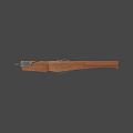 Traditional Crossbow Weapon With Wooden Body Metal Components And Taut Bowstring Design Structure