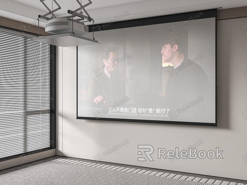 Modern Projector Projection Curtain model