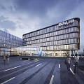 Modern JD JDD Office Building Exterior Design With Plaza Area