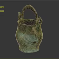 Ancient Bronze Tea Ware With Curved Handle And Turquoise Verdigris Patina