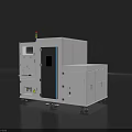 Modern Industrial Equipment With Control Panel Display Screen And Mobile Base