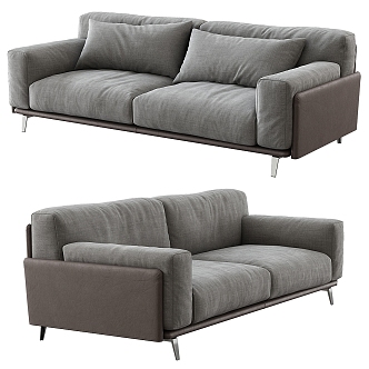 Arflex two-seat sofa 3d model