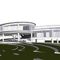 Modern Art Museum Architecture Sales Office Architecture Exhibition Art Museum Architecture 3d model