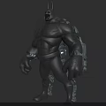 Game Movie Character 3D Model Muscular Build Bat Like Ears Open Mouth Mechanical Arms