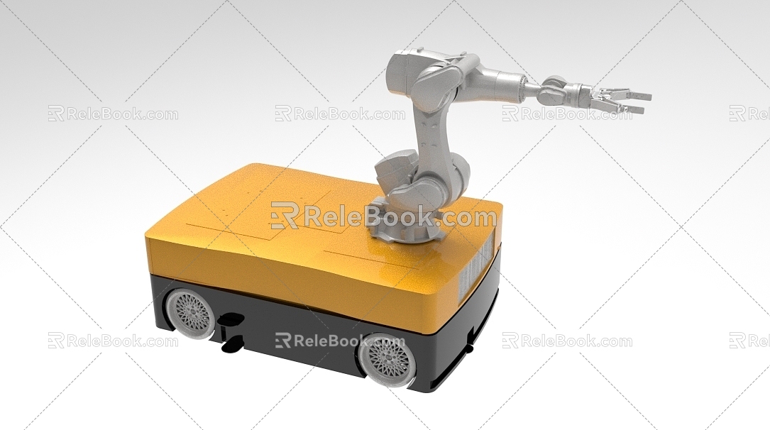 124 Manipulator Mobile Robot Grasping Robot AGV Trolley model