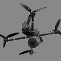 High Performance Industrial Quadcopter Drone Equipment With Four Propellers And Antenna