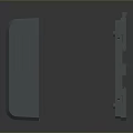 Gray Electrical Enclosure Housing Pair With Mounting Bracket And Internal Structure