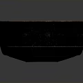 Black Ceramic Bowl With Smooth Surface And Decorative Rim In Minimalist Style
