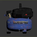 Substance Blue Air Compressor Tank With Black Top And Portable Design