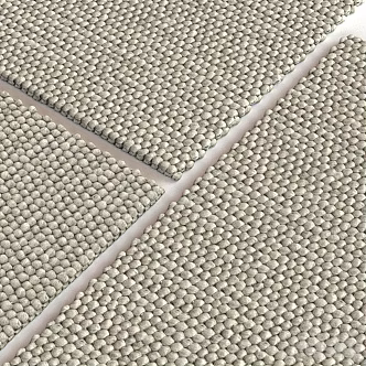 HAY Modern Nordic Minimalist Square Carpet 3d model
