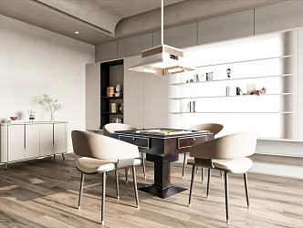Modern Chess Room 3d model