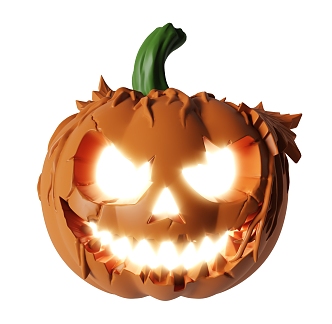 Pumpkin Monster Decoration Halloween Decoration Pumpkin Lantern 3d model